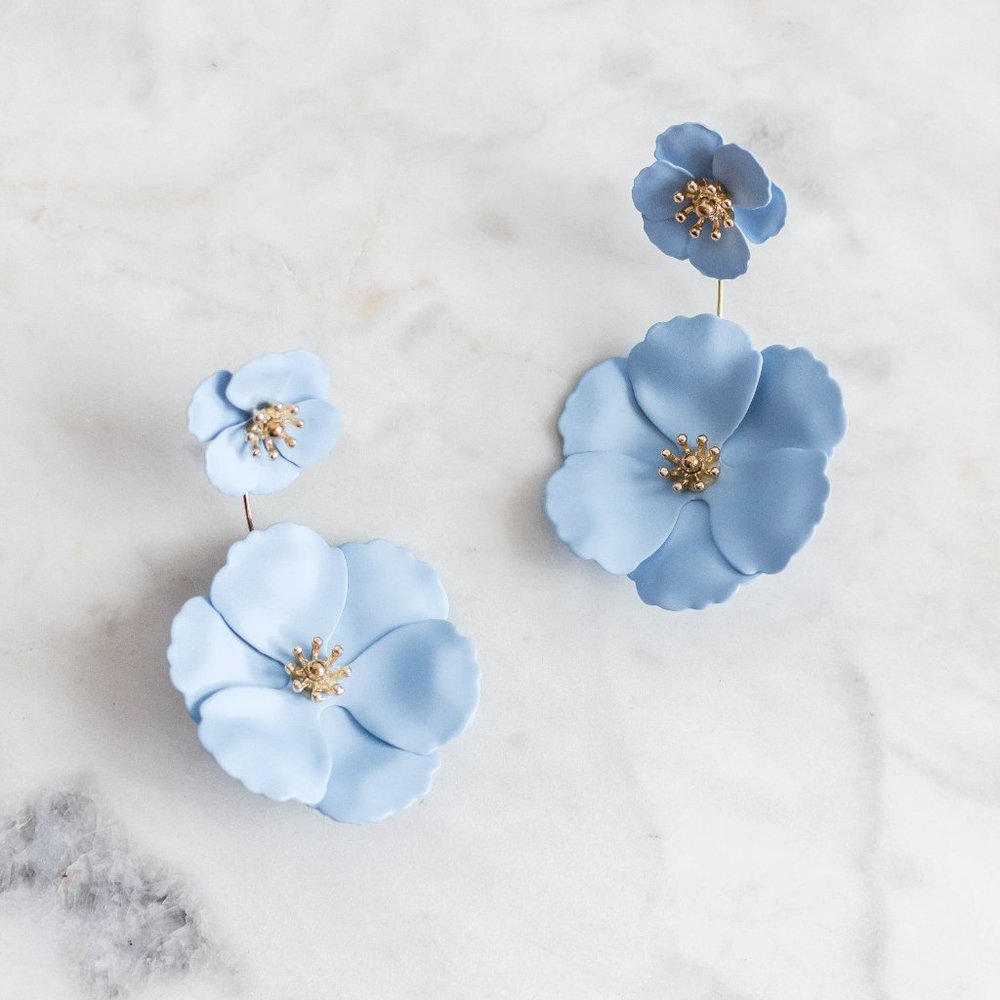 Anthro x Zenzii 'Captiva' Floral Earrings